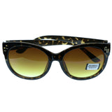 Mi Amore UV protection Shatter resistant Vintage Style Sunglasses Tortoise-Shell & Brown