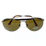 Mi Amore UV protection Aviator-Sunglasses Gold-Tone Frame/Brown Lens