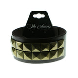 Brown & Gold-Tone Colored Synthetic-Fiber Mens-Bracelet #3231