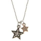 Stars Shine On Adjustable Length Multiple-Necklace-Set With Crystal Accents Colorful #4163