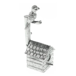 Bird with Birdhouse Candle-Snuffer Pewter Color  #CS4