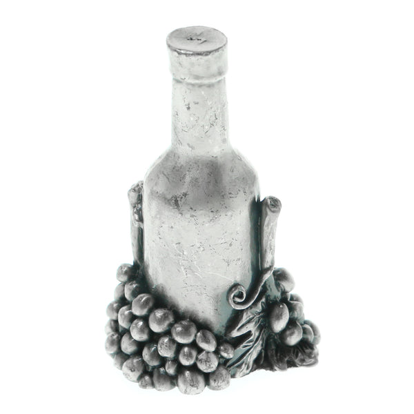 Wine Bottle with Grapes Candle-Snuffer Pewter Color  #CS8