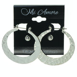 Silver-Tone Metal Multiple-Earrings #3619