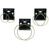 Gold-Tone Metal Multiple-Earrings #3582