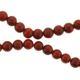 6mm Gemstone Rounds Coral Gr25