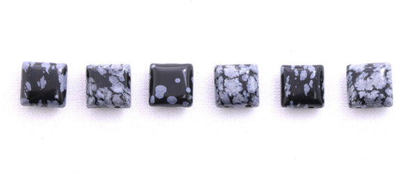 10X10mm Gemstone Spacer Snowflake GRS12