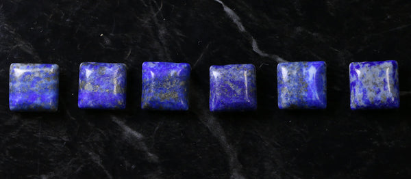10x10mm Gemstone Spacer Lapis 25pc GRS16