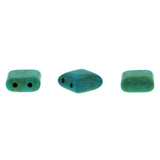 10X10mm Gemstone Spacer Afric Turquoise GRS03