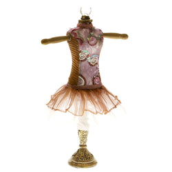 Interchangable Head Piece Victorian-Jewelry-Display-Doll Purple & Multi Colored #JH6M