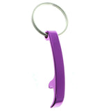 Bottle Opener Split-Ring-Keychain Purple Color  #043