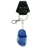 Croc Split-Ring-Keychain Blue Color  #162