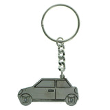 Car Split-Ring-Keychain Silver-Tone Color  #192