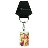 Clear & Multi Colored Acrylic Religious-Keychain #224