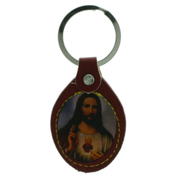 Jesus Religious-Keychain Brown & Multi Colored #254