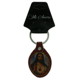 Jesus Religious-Keychain Brown & Multi Colored #254