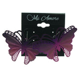 Butterfly Dangle-Earrings Purple & Pink Colored #LQE1157