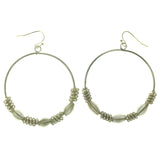 Gold-Tone Metal Hoop-Earrings #LQE1307