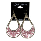 Colorful  Wire Wrap Dangle-Earrings #LQE2203