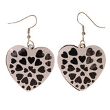 Colorful  Heart Dangle-Earrings #LQE2903