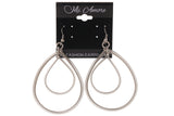 Silver-Tone Metal Dangle-Earrings #LQE2936