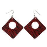 Colorful  Zebra Print Dangle-Earrings #LQE2940