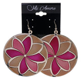 Colorful  Flower Dangle-Earrings #LQE2948