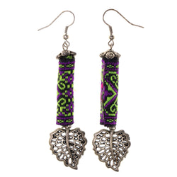 Colorful  Leaf Dangle-Earrings #LQE2953