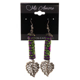 Colorful  Leaf Dangle-Earrings #LQE2953