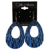 Colorful  Zebra Print Dangle-Earrings #LQE2956