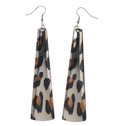 Colorful  Cheetah Print Dangle-Earrings #LQE2986