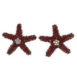 Colorful  Starfish Stud-Earrings #LQE2994
