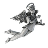 Angel Nurse Brooch-Pin Silver-Tone Color  #LQP1312