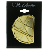 Gold-Tone Metal Brooch Pin #LQP145