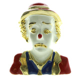 Clown  Brooch Pin Gold-Tone & Multi Colored #LQP151