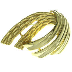 Gold-Tone Metal Brooch-Pin #LQP308