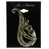 Gold-Tone & Silver-Tone Colored Metal Brooch-Pin #LQP399