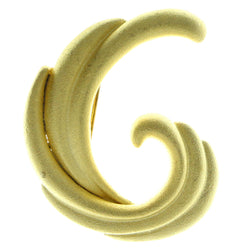 Gold-Tone Metal Brooch-Pin #LQP507