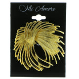 Gold-Tone Metal Brooch-Pin #LQP509