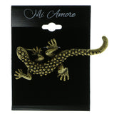 Lizard Brooch-Pin Gold-Tone Color  #LQP665