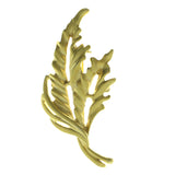 Leaf Brooch-Pin Gold-Tone Color  #LQP695