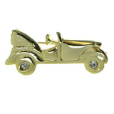 Car Brooch-Pin With Crystal Accents  Gold-Tone Color #LQP749