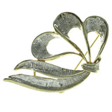 Gold-Tone & Silver-Tone Colored Metal Brooch-Pin #LQP764