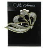 Gold-Tone & Silver-Tone Colored Metal Brooch-Pin #LQP764