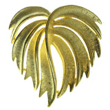 Leaf Brooch Pin Gold Color  #LQP78