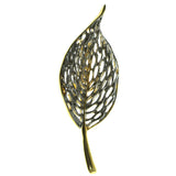 Leaf Brooch Pin Gold & Silver Colored #LQP83
