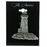 Light House Brooch-Pin Silver-Tone Color  #LQP949