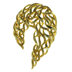Gold Metal Brooch Pin #LQP94
