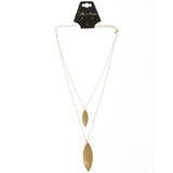 Adjustable Length Layered-Necklace Gold-Tone Color  #3278