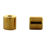 6mm Barrel Magnetic Clasp Set Of 10 Goldtone MC13