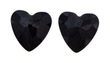 8mm Magnetic Facet Heart Earrings ME02 - Mi Amore